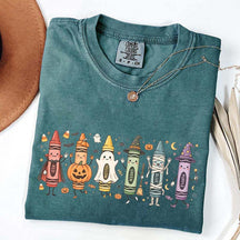 Happy Doodle Back To School Ghost T-Shirt