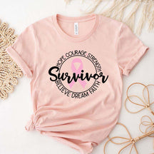 Cancer Survivor Ribbon T-Shirt