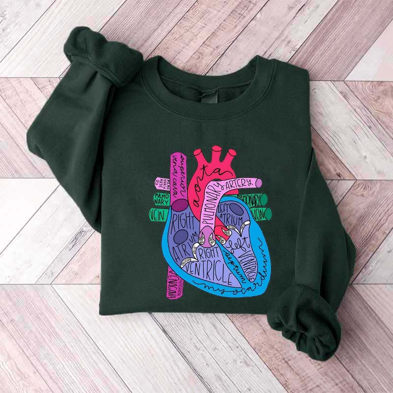 Heart Anatomy Sweatshirt