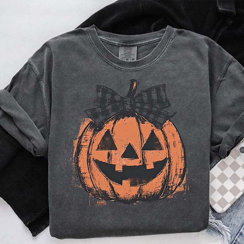 Comfort Colors Preppy Jack o Lantern T-Shirt