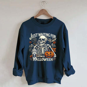 Just Waiting For Halloween Sweatshirt