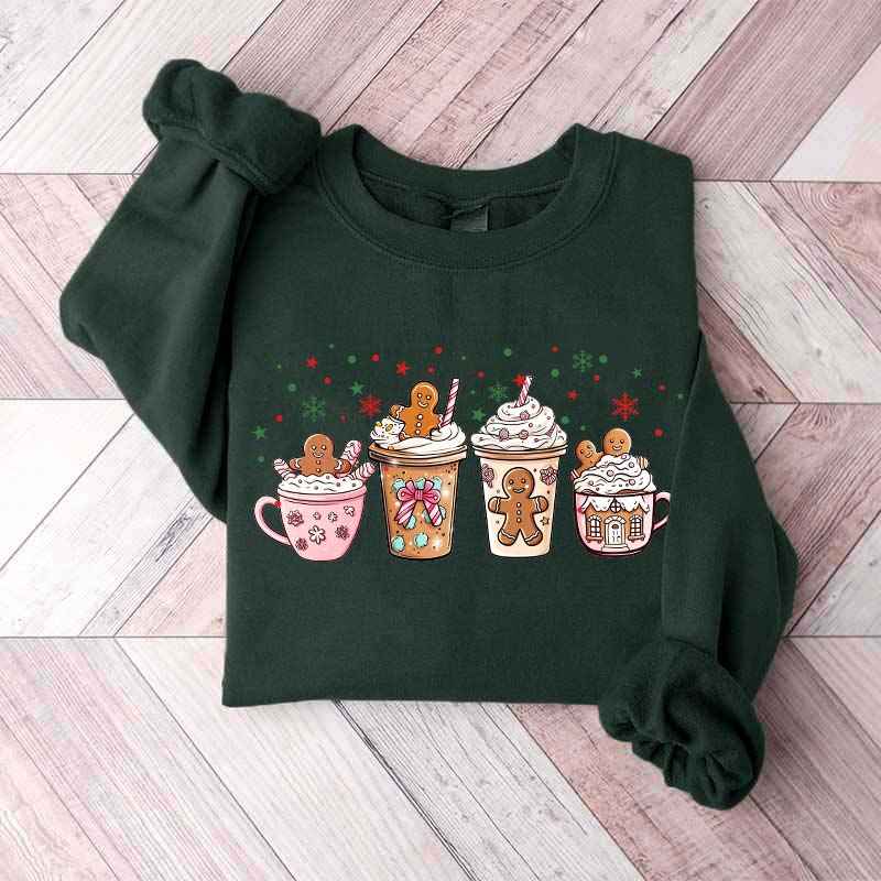 Gingerbread Christmas Coffee Cute Sweatshirt