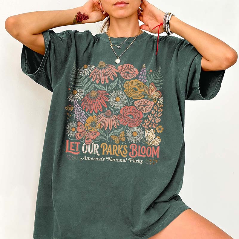 63 National Parks Wildflower T-Shirt