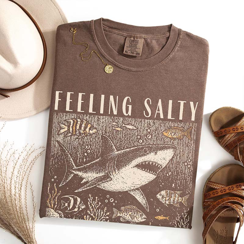 Feeling Salty Retro Summer Ocean T-Shirt