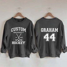 Personalized University Hockey Est Custom Year Sweatshirt