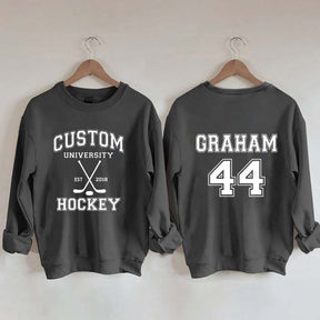 Personalized University Hockey Est Custom Year Sweatshirt
