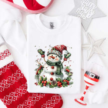 Cute Christmas Snowman Sweatshirt