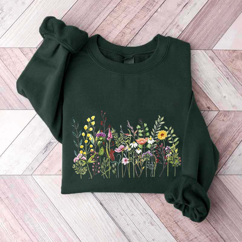 Vintage Pastel Floral Cute Sweatshirt