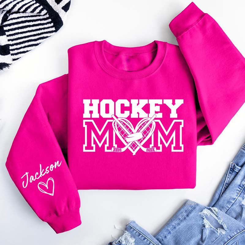 Personalized Hockey Mom Sweatshirt
