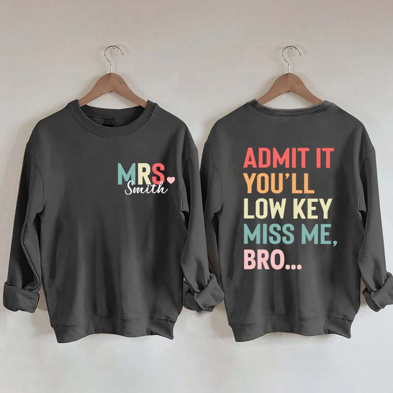Personalized Funny Teacher Day Sweatshirt