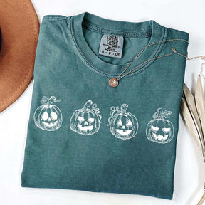 Minimalist Halloween Pumpkin T-Shirt