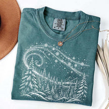 Vintage Winter Forest Comfort Colors T-Shirt