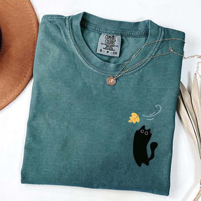 Black Cats Fall Cozy Cute T-Shirt