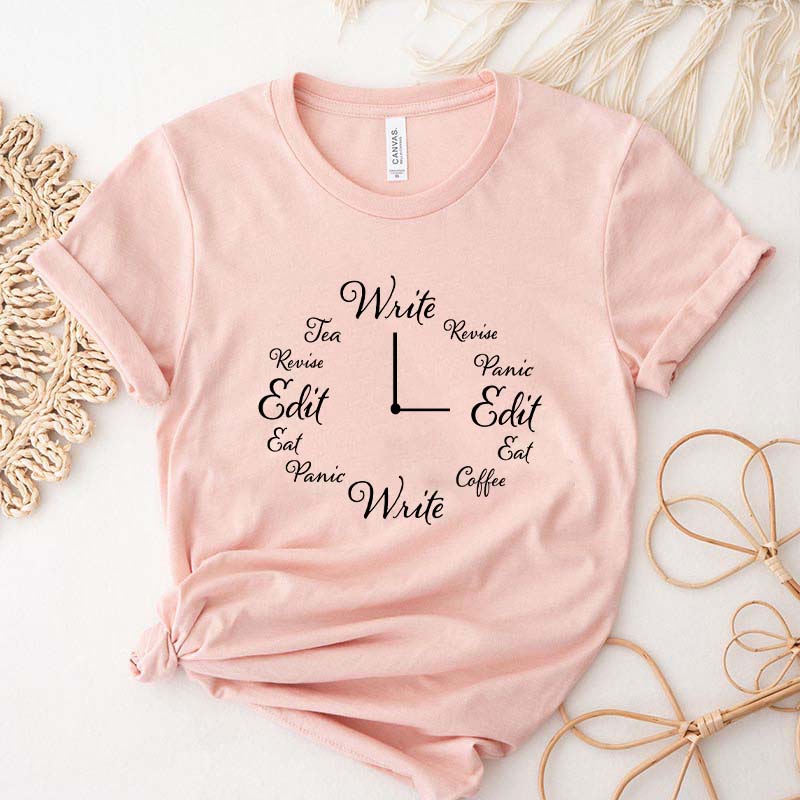 Writer Clock T-Shirt
