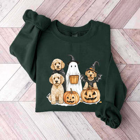 Halloween Goldendoodle Ghost Dog Lover Sweatshirt