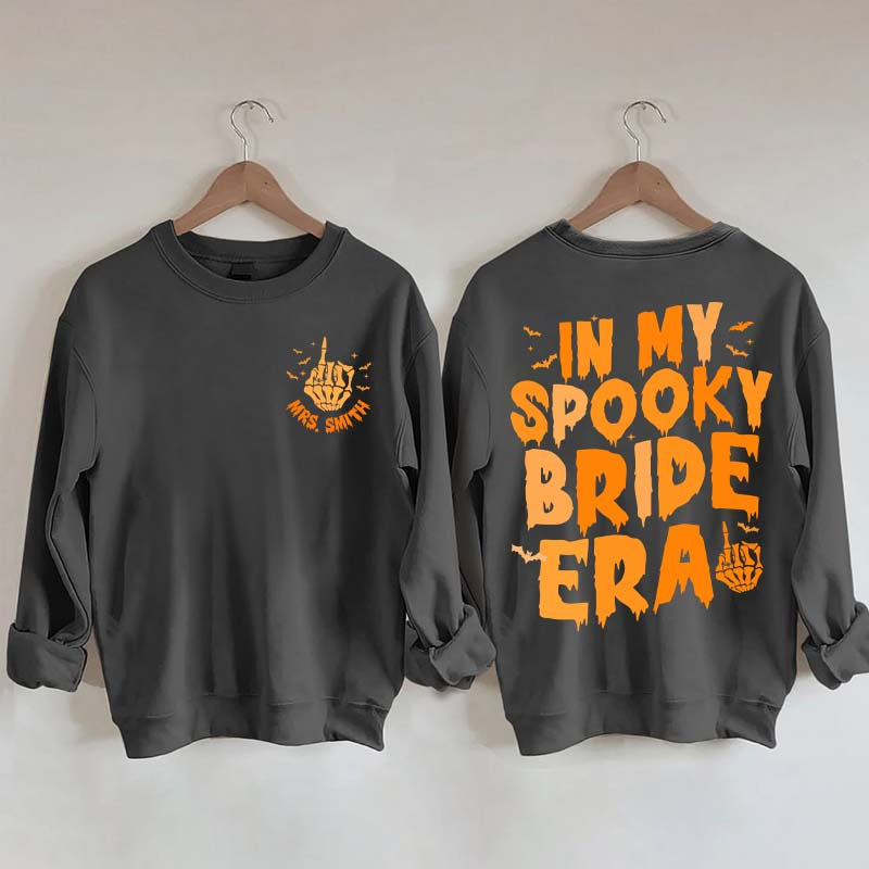 In My Spooky Bride Era Halloween Sweatshirt
