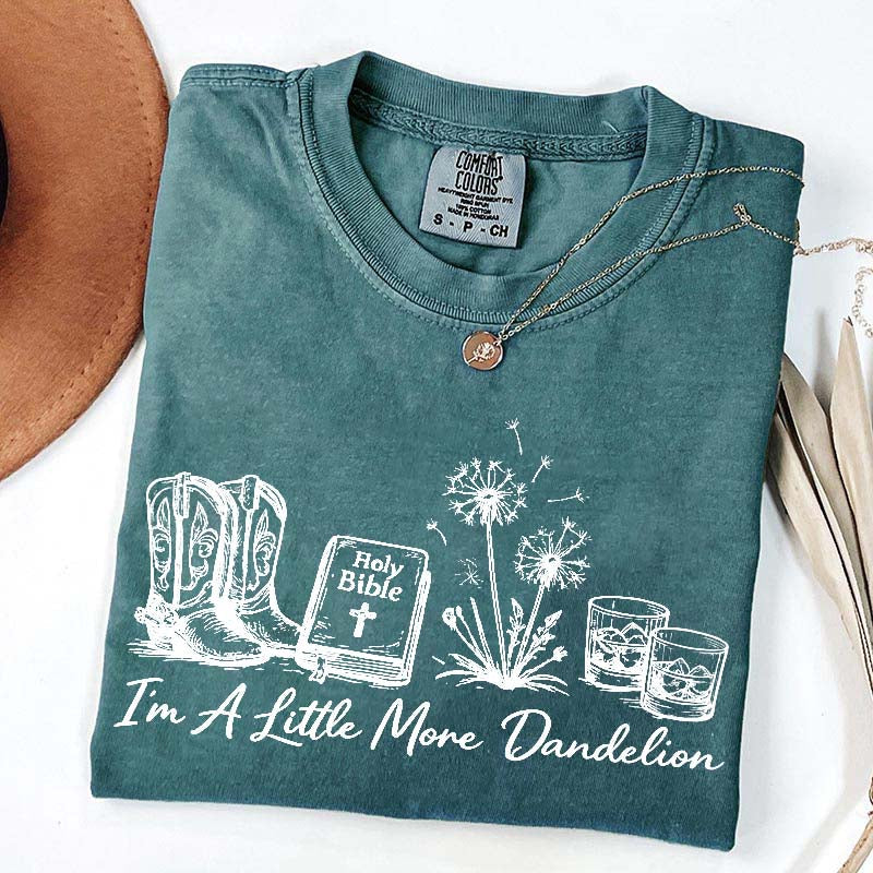 Dandelion Comfort Colors Graphic Western T-Shirt