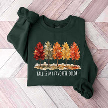 Fall Is My Favorite Color Tree Sweatshirt