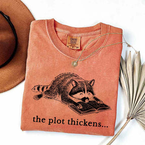 Comfort Colors Bookish Raccoon T-Shirt