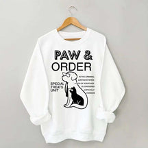Paw And Order Fur Mama Sweatshirt