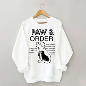 Paw And Order Fur Mama Sweatshirt