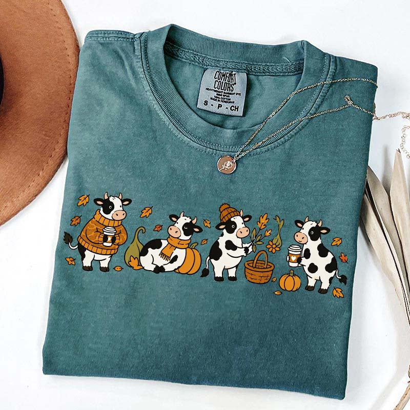 Pumpkin Patch Cozy Season Fall October T-Shirt