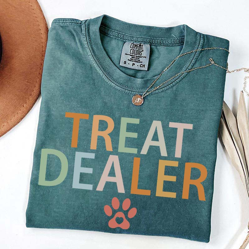 Comfort Colors Treat Dealer Dog T-Shirt