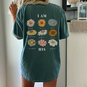 Christian Jesus Flowers T-Shirt