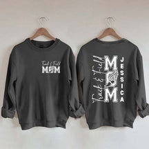 Custom Track and Field Mom Sweatshirt