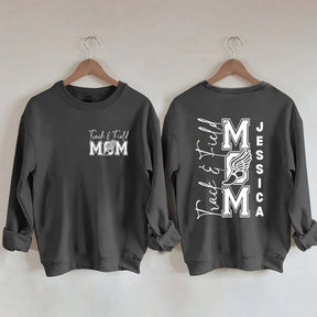 Custom Track and Field Mom Sweatshirt