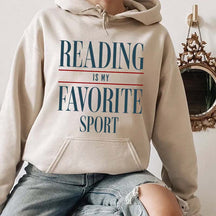 Reading Is my Favorite Sport Hoodie