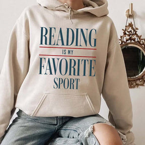 Reading Is my Favorite Sport Hoodie
