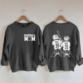Customized Baseball Mom Sweatshirt