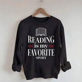 Reading Is My Favourite Sport Readers Sweatshirt