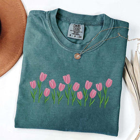 Cute Minimalist Tulip T-Shirt