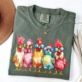 Funny Farmer Mothers Day Chicken T-Shirt