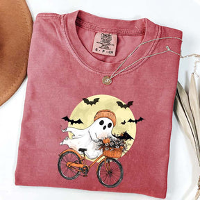 Cute Halloween Ghost Camping T-Shirt