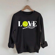 Cute Love Tennis Player Sweatshirt