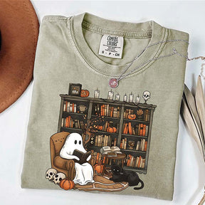 Funny Halloween Reading Book T-Shirt
