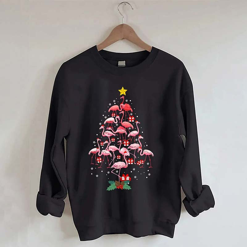 Funny Flamingo Christmas Sweatshirt