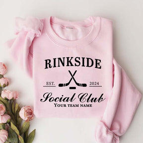 Personalized Hockey Mom Rinkside Social Club Sweatshirt