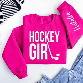 Custom Hockey Girl Sweatshirt