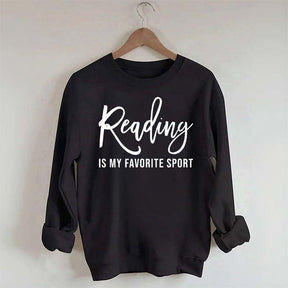 Reading Is My Favorite Sport Bookworm Sweatshirt