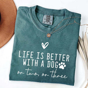 Minimalist Life Is Better With A Dog T-Shirt
