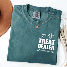 Custom Dog Dad Pet Name T-Shirt