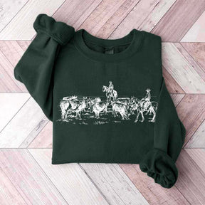 Western Horse Cowboy Rodeo Sweatshirt