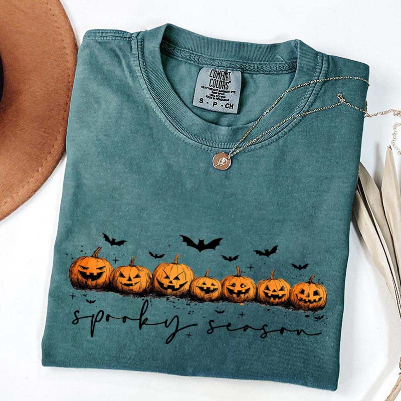 Spooky Season Pumpkins Halloween T-Shirt