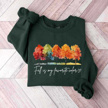 Cozy Fall Leaves Sweatshirt