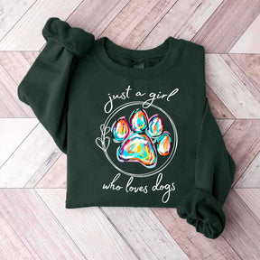 Just a Girl Who Loves Dogs Sweatshirt