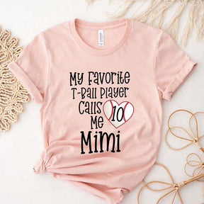 Personalized T-ball Game Day T-Shirt